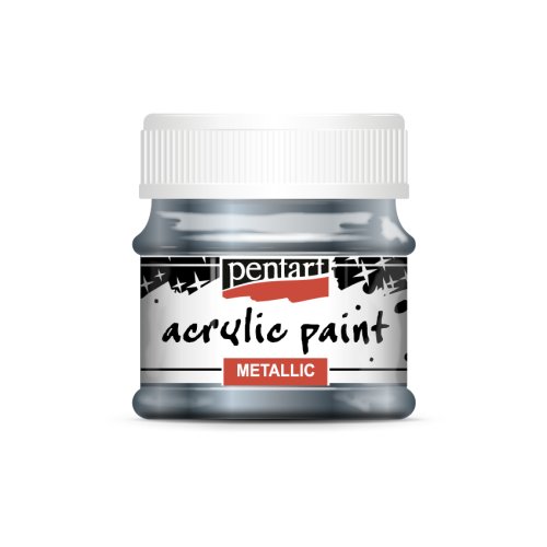Akrylová barva metalická PENTART 50 ml TŘPYTIVÁ MODRÁ