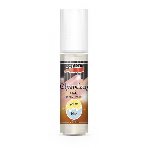 Chameleon perleťová akrylová barva PENTART 20 ml ŽLUTÁ-MODRÁ