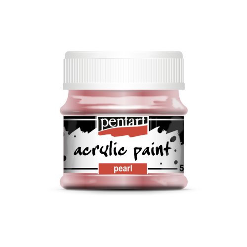 Akrylová barva perleťová PENTART 50 ml RŮŽOVÁ