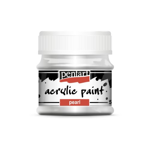 Akrylová barva perleťová PENTART 50 ml ŠEDÁ