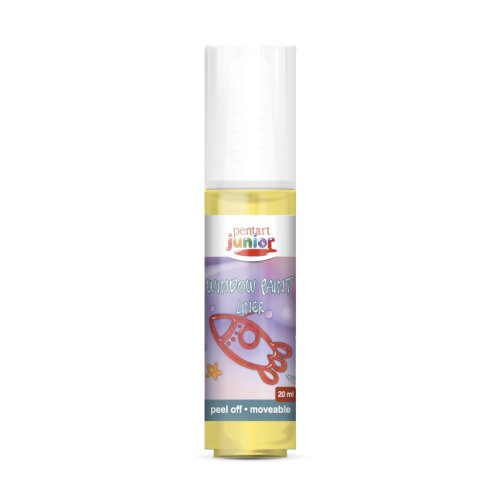 Barva na sklo slupovací PENTART 20 ml ŽLUTÁ