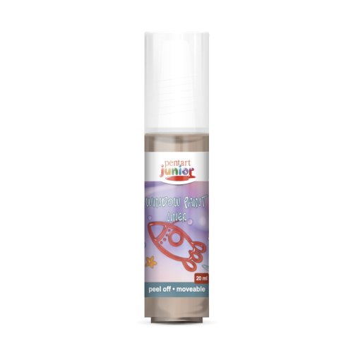 Barva na sklo slupovací PENTART 20 ml HNĚDÁ
