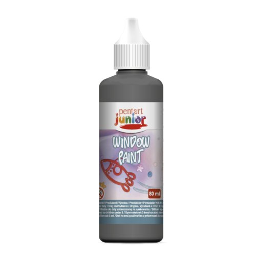 Barva na sklo slupovací PENTART 80 ml ČERNÁ KONTURA