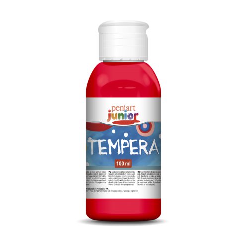 Temperová barva Junior PENTART 100 ml ČERVENÁ