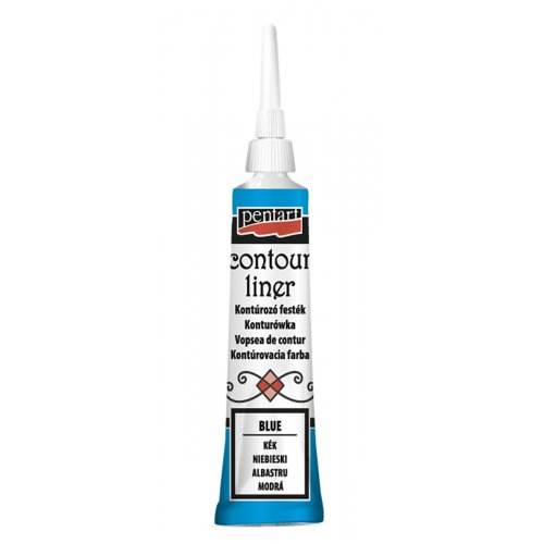 Konturovací liner univerzální PENTART 20 ml MODRÁ