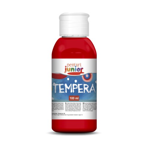 Temperová barva Junior PENTART 100 ml  OHNIVÁ ČERVENÁ