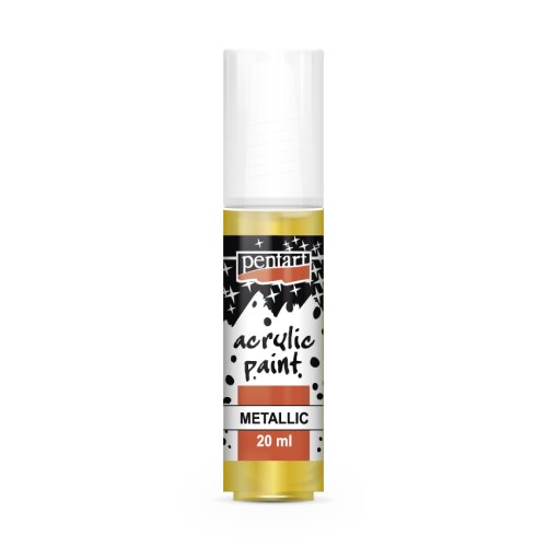 Akrylová barva metalická PENTART 20 ml BAROKNÍ ZLATÁ