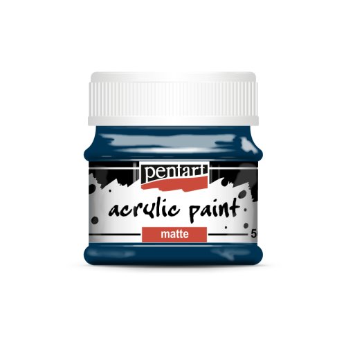Akrylová barva matná PENTART 50 ml INDIGO MODRÁ