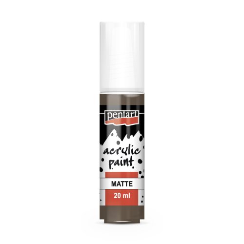 Akrylová barva matná PENTART 20 ml ZEMĚ HNĚDÁ
