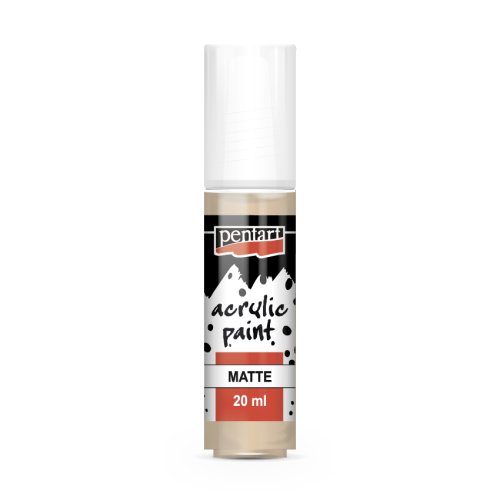 Akrylová barva matná PENTART 20 ml SVĚTLÁ ORANŽOVÁ