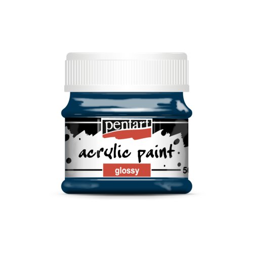 Akrylová barva lesklá PENTART 50 ml INDIGO MODRÁ