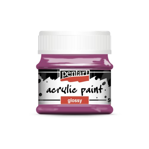 Akrylová barva lesklá PENTART 50 ml TMAVÁ PURPUROVÁ