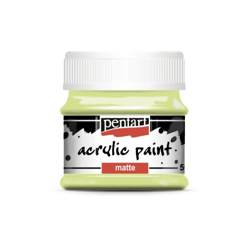 Akrylová barva matná PENTART 50 ml LIMETKOVÁ