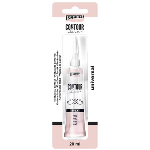 Konturovací liner perleťový PENTART 20 ml PUNČOVÁ