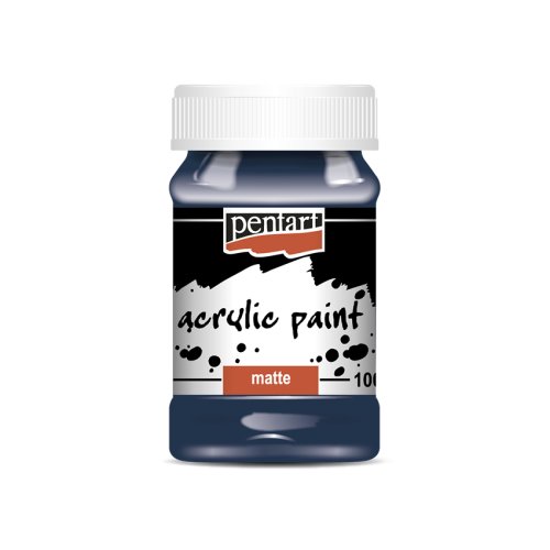 Akrylová barva matná PENTART 100 ml INDIGO MODRÁ