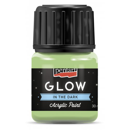 Akrylová barva svítící ve tmě PENTART 30 ml ZELENÁ