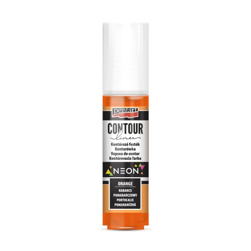 Konturovací liner NEON PENTART 20 ml ORANŽOVÁ