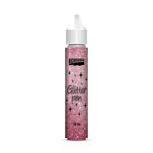 Glitrový pen PENTART 30 ml ČERVENÁ