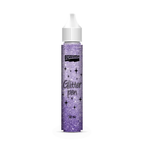 Glitrový pen PENTART 30 ml PURPUROVÁ