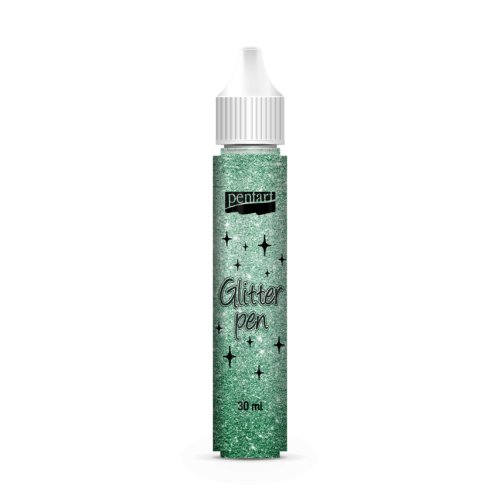 Glitrový pen PENTART 30 ml TMAVĚ ZELENÁ