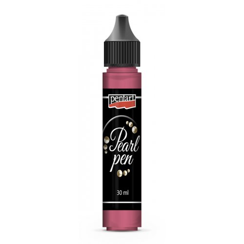 Tekutá perla PENTART 30 ml ČERVENÁ RTĚNKA