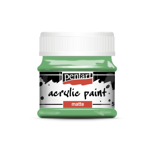 Akrylová barva matná PENTART 50 ml PAPOUŠEK ZELENÁ