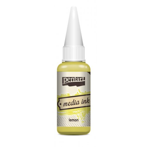 Alkoholový inkoust MEDIA INK PENTART 20 ml CITRÓNOVÁ