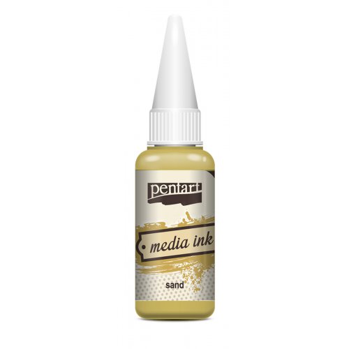 Alkoholový inkoust MEDIA INK PENTART 20 ml PÍSKOVÁ