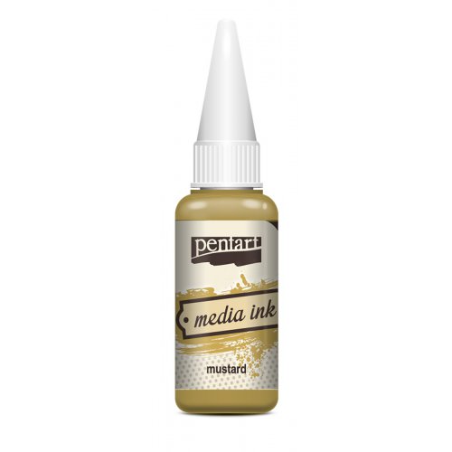 Alkoholový inkoust MEDIA INK PENTART 20 ml HOŘČICE