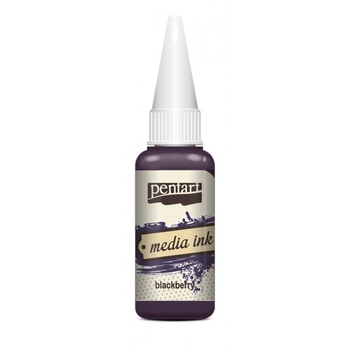 Alkoholový inkoust MEDIA INK PENTART 20 ml BORŮVKOVÁ
