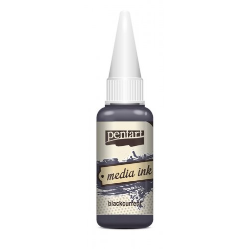 Alkoholový inkoust MEDIA INK PENTART 20 ml ČERNÝ RYBÍZ