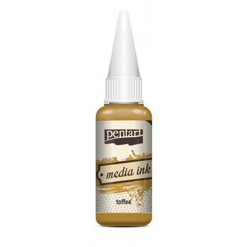 Alkoholový inkoust MEDIA INK PENTART 20 ml KARAMELOVÁ