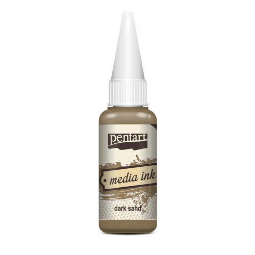 Alkoholový inkoust MEDIA INK PENTART 20 ml TMAVÝ PÍSEK