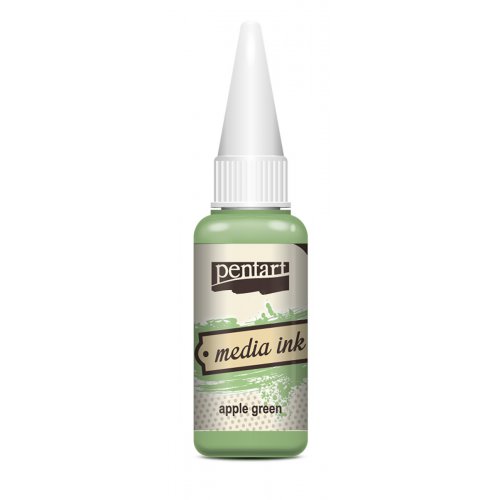 Alkoholový inkoust MEDIA INK PENTART 20 ml JABLKOVÁ ZELENÁ