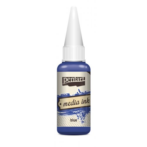 Alkoholový inkoust MEDIA INK PENTART 20 ml MODRÁ