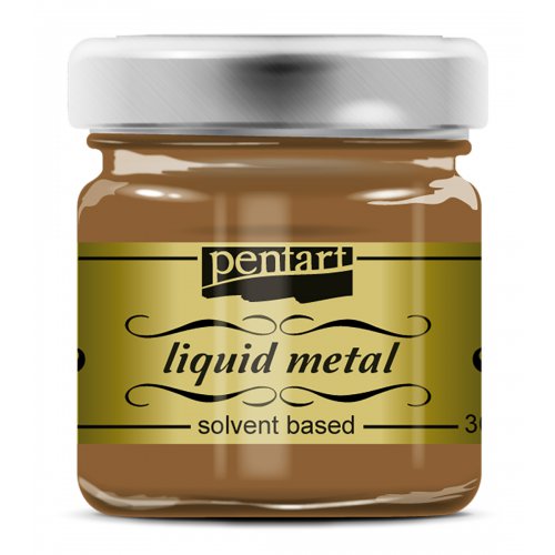 Tekutý kov PENTART 30 ml BRONZOVÁ