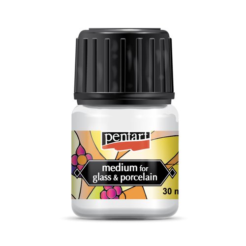 Médium pro barvy na sklo a porcelán PENTART 30 ml