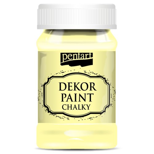 Křídová a dekorační barva PENTART 100 ml  ŽLUTÁ