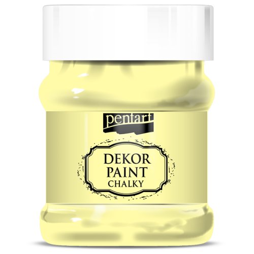 Křídová a dekorační barva PENTART 230 ml ŽLUTÁ