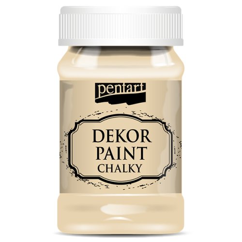 Křídová a dekorační barva PENTART 100 ml SKOŘÁPKA BÍLÁ