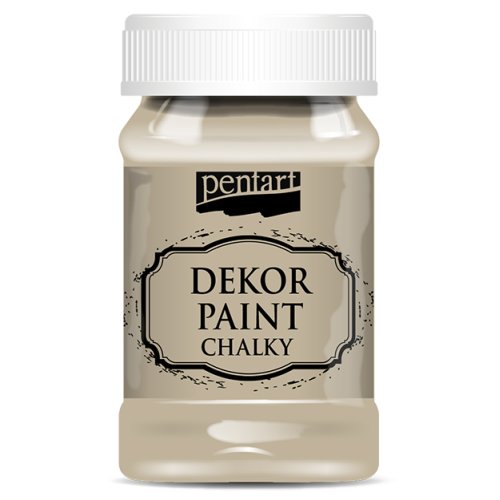 Křídová a dekorační barva PENTART 100 ml CAPPUCCINO HNĚDÁ