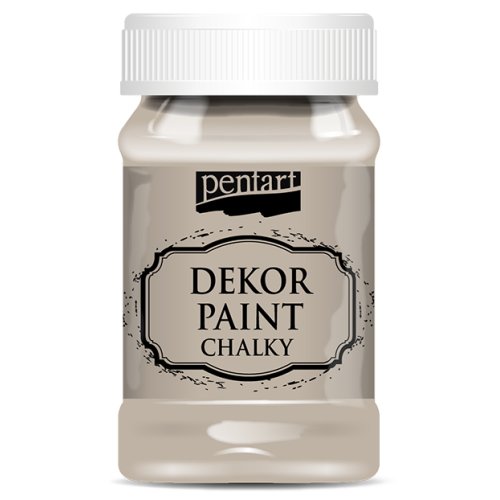 Křídová a dekorační barva PENTART 100 ml MANDLOVÁ HNĚDÁ