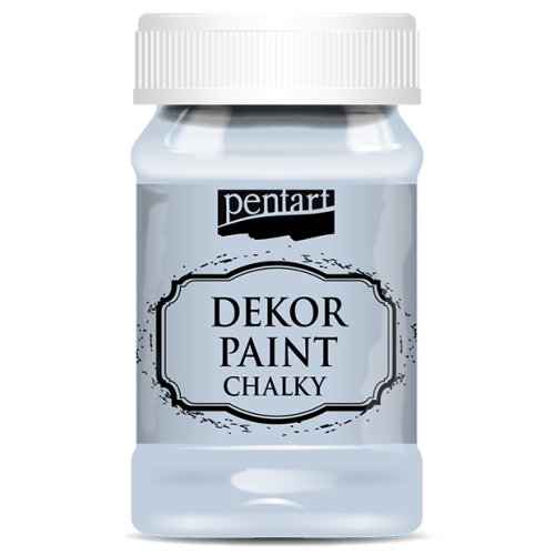Křídová a dekorační barva PENTART 100 ml LEDOVÁ MODRÁ