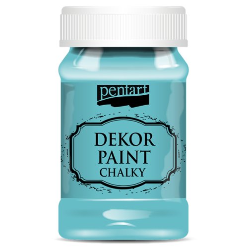 Křídová a dekorační barva PENTART 100 ml TYRKYSOVÁ MODRÁ