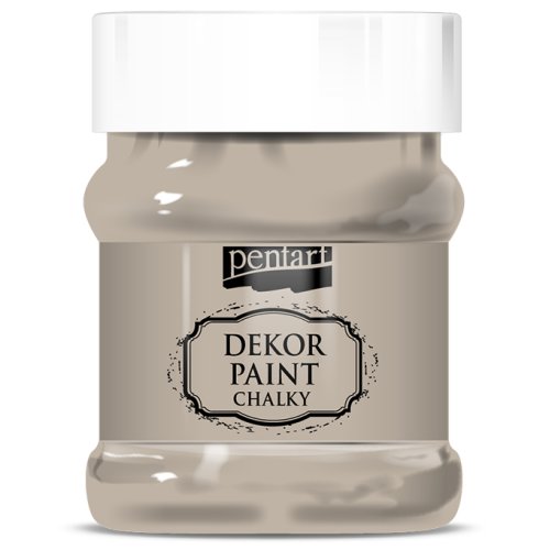 Křídová a dekorační barva PENTART 230 ml MANDLOVÁ HNĚDÁ