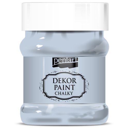 Křídová a dekorační barva PENTART 230 ml LEDOVÁ MODRÁ