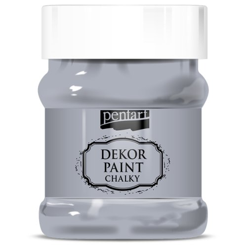 Křídová a dekorační barva PENTART 230 ml ŠEDÁ