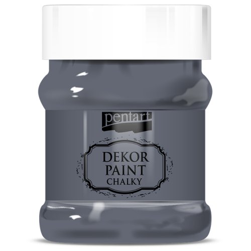 Křídová a dekorační barva PENTART 230 ml GRAFITOVÁ ŠEDÁ