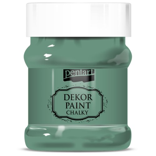 Křídová a dekorační barva PENTART 230 ml TYRKYSOVÁ ZELENÁ