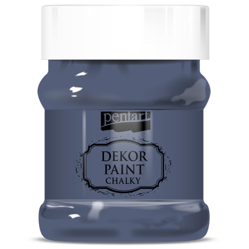 Křídová a dekorační barva PENTART 230 ml INDIGO MODRÁ